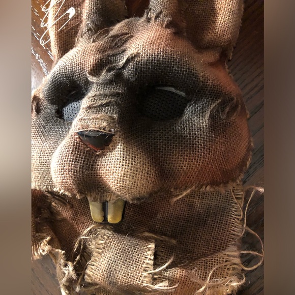 Burlap Rabbit scary Mask. - Picture 3 of 13